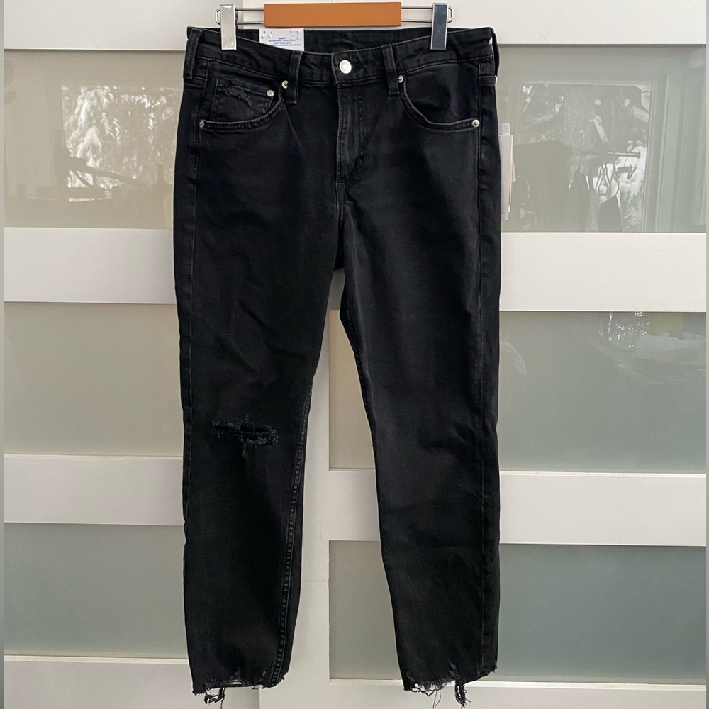 H&M Skinny Black Ankle Jeans Size 10